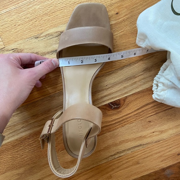 Nisolo Block Heels in Honey/Beige, Size 11 - Picture 12 of 12